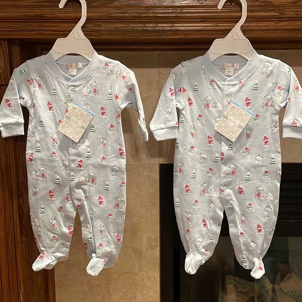 Kissy Kissy Snowday Footie Newborn